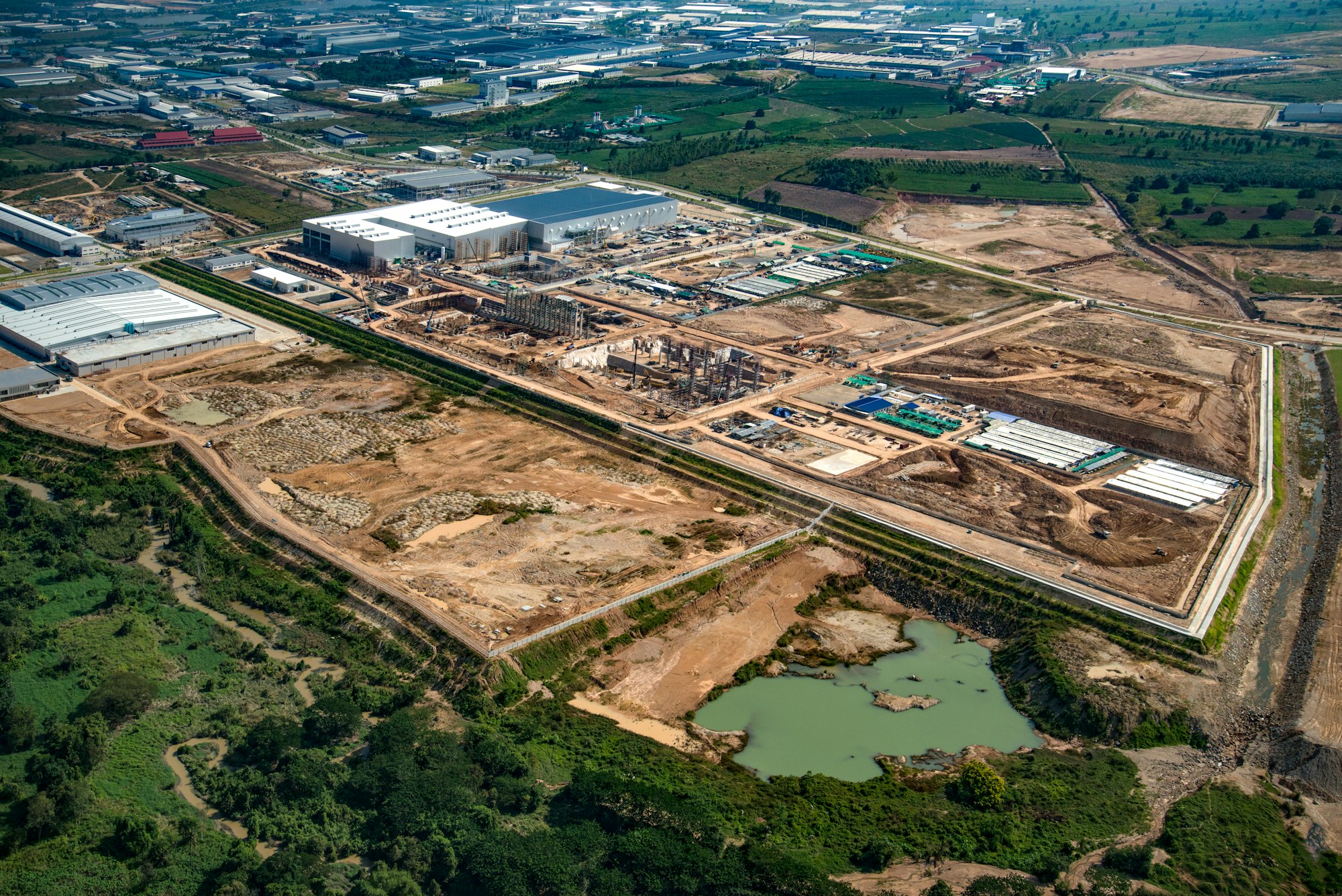 Industrial estate land development